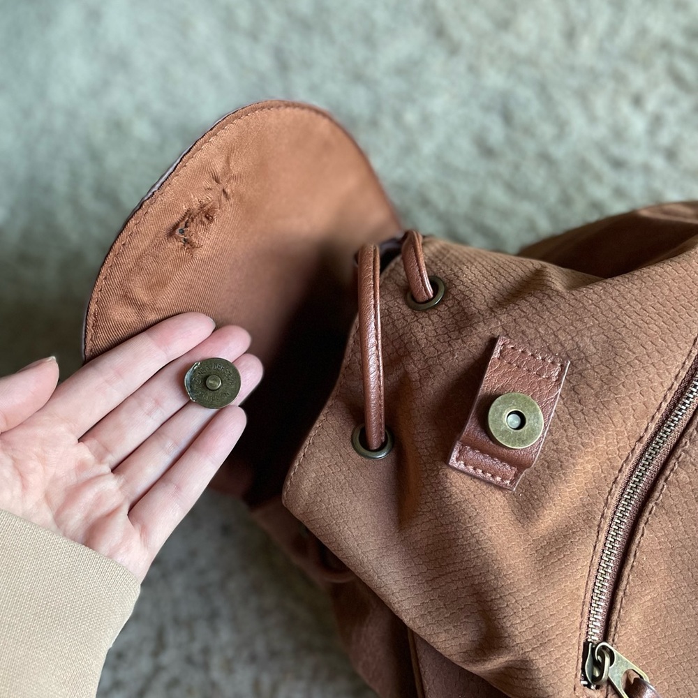 Small Tan Backpack - image 6